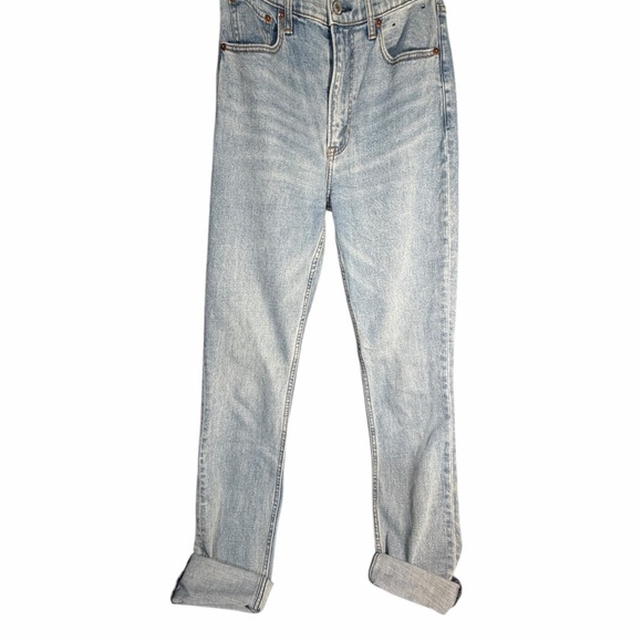 Abercombie & Fitch 90's Slim Straight Ultre High Rise Classic Jeans Sz 26 - Picture 2 of 16